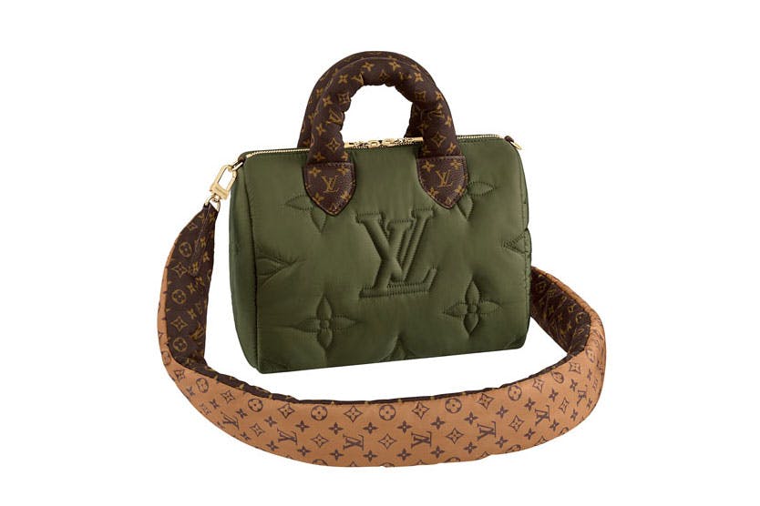 lv brown leather bag